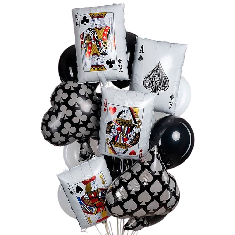 Воздушные шары Игральные карты №1080