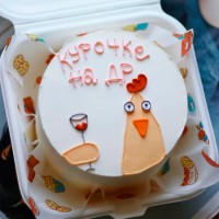 Бенто-торт Курочке на ДР №3850