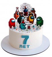 Торт Амонг Ас на день рождения №2107
