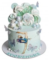 Торт с маленькой балериной №2112