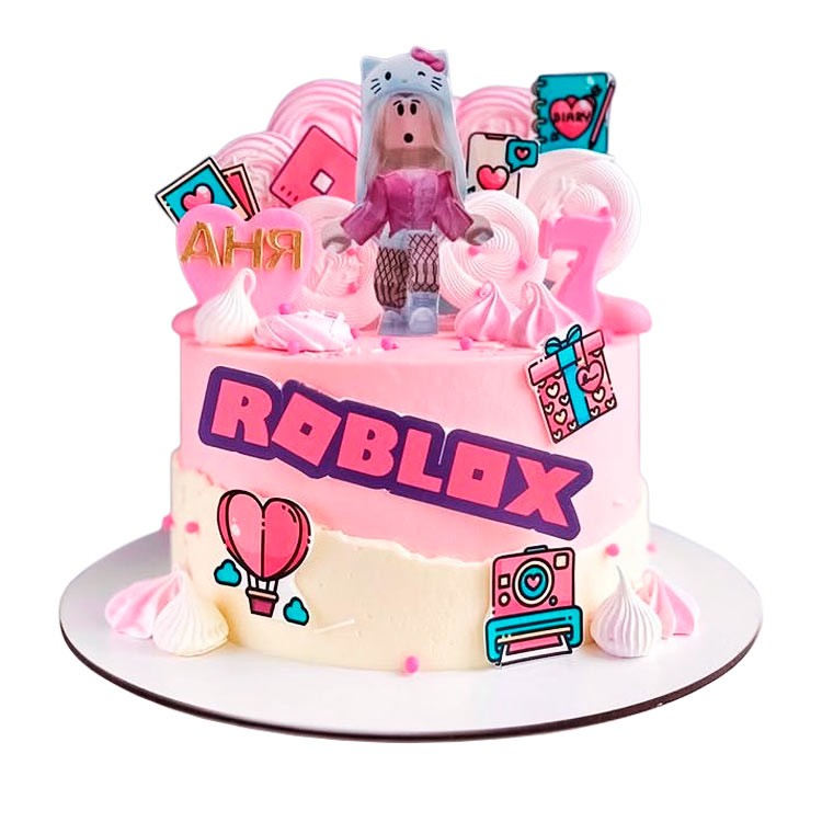 Торт Роблокс для девочки №4130