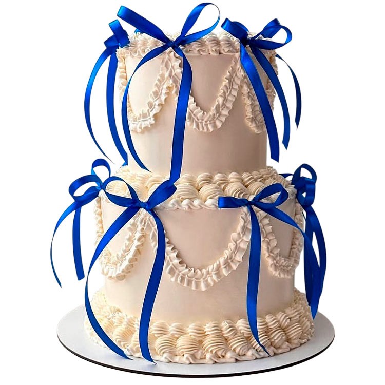 Торт Ламбет с бантиками №4134