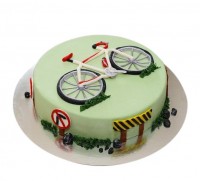 Торт с велосипедом №1422