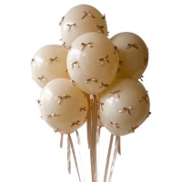 Воздушные шары с бантиками №807