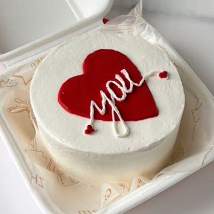 Бенто-торт с сердцем You №4005