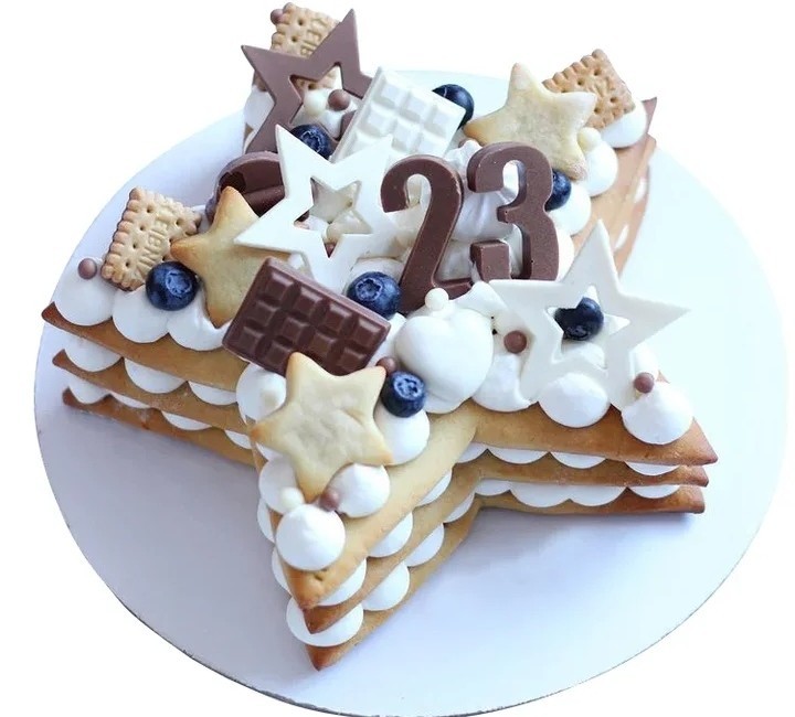 Торт Звезда со сладостями №2064