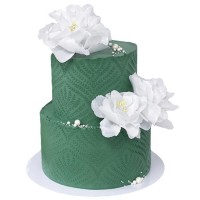 Свадебный торт зеленый №3135