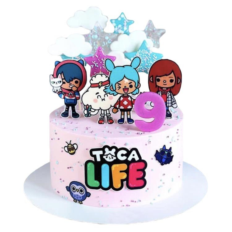 Тортик тока бока. Торт тока бока на день рождения. Торт тока бока на день рождения девочке. Торт тока бока на день рождения 9 лет. Торт тока бока для девочки 7 лет.