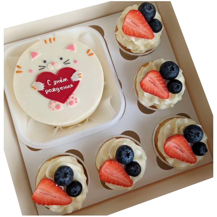 Капкейки и бенто-торт №4007