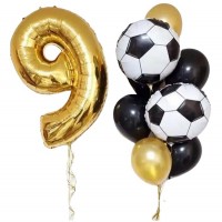 Воздушные шары Футбол на 9 лет мальчику №69