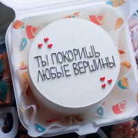 Бенто-торт Ты покоришь любые вершины №3862