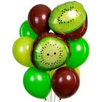 Воздушные шары в стиле киви №1194