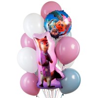 Набор воздушных шариков с персонажами Зверополис 2 №1247