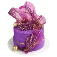 Роскошный фиолетовый торт №2786