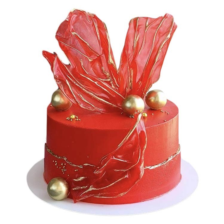 Роскошный красный торт №2792