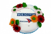 Торт ВЕСТИ корпоративный №1256