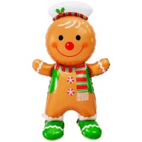 Воздушный шарик Пряник – фигура пряничного человечка №825