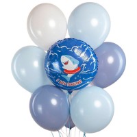 Воздушные шарики с акулой на день рождения №972