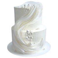 Свадебный торт Жемчужная вуаль №3522