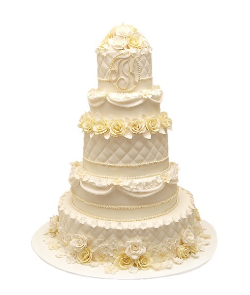 Шикарный торт на свадьбу №885