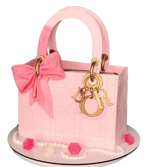 Торт Розовая сумка Dior №2267