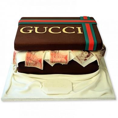 Торт в виде сумки Гуччи (Gucci) №209